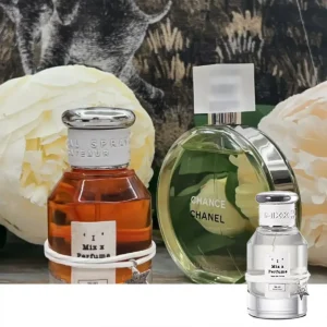 Choisir le Meilleur Dupe Chance Chanel ? Le Guide Définitif d'un Expert en Formulation 2 Différence de couleur et de concentration du jus entre une fragrance de créateur classique et une inspiration olfactive haute fidélité.