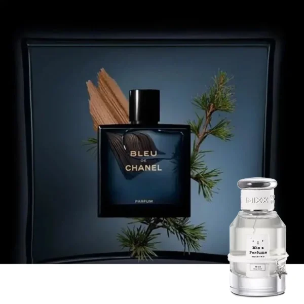 Comparaison des ingrédients entre Bleu de Chanel, le dupe Zara Navy Black et une alternative haute concentration en laboratoire.